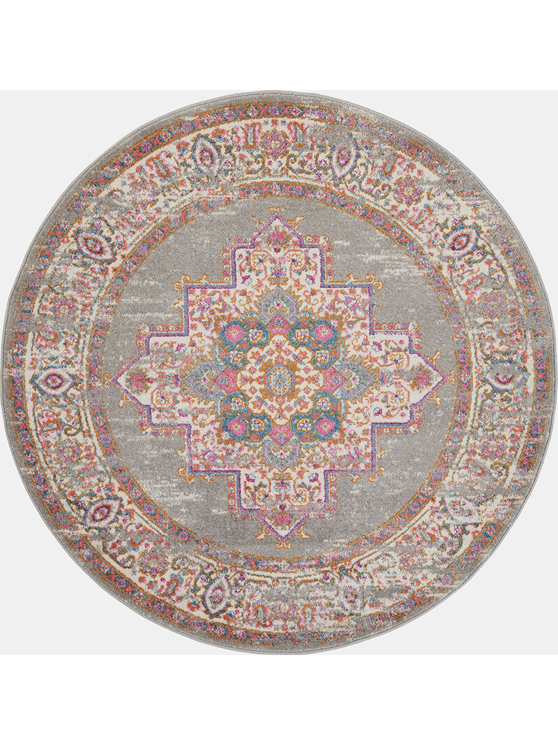 Passion PSN03 Gray 5'3" x 7'3" Rug image number 0