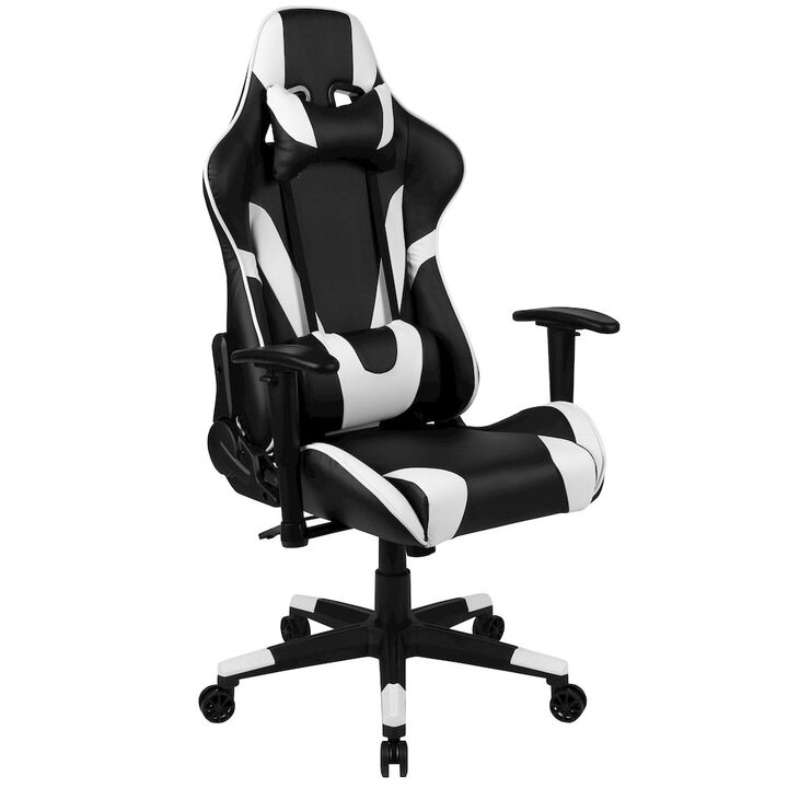 Flash Furniture X20 Gaming Chair Racing Office Computer Swivel Chair with Fully Back in Red