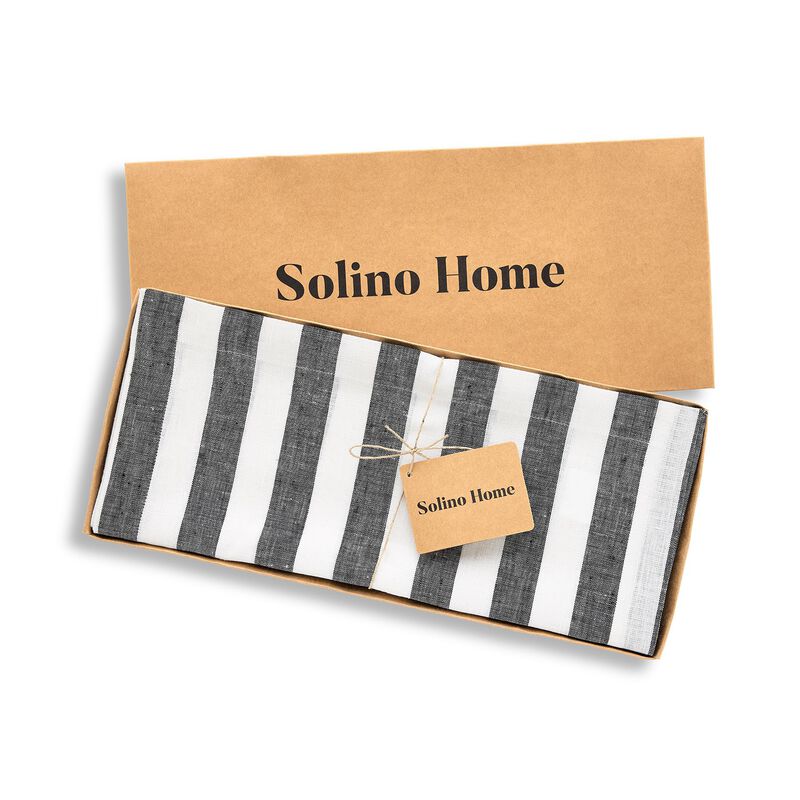 Linen Table Runner - Sorrento Stripe image number 8