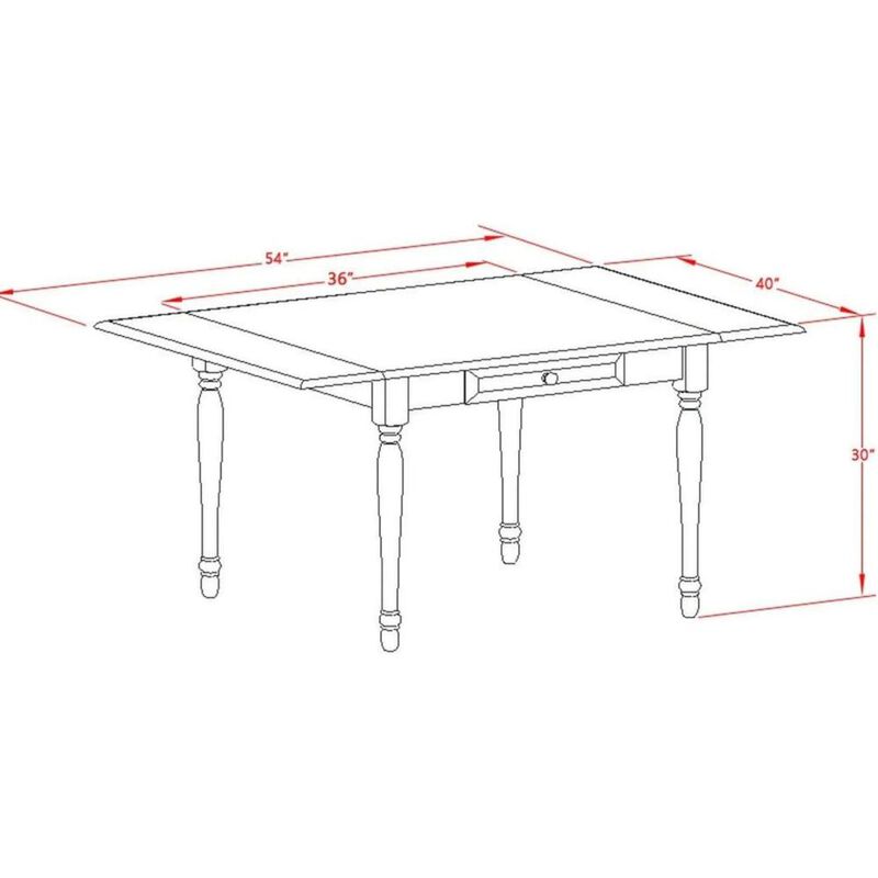 Dining Room Set Linen White