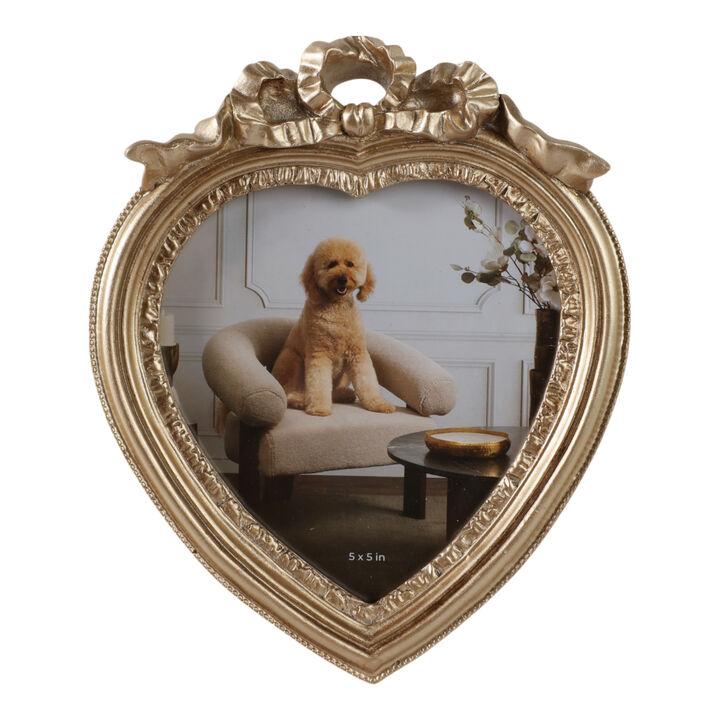 5x5 Coquette Heart Photo Frame