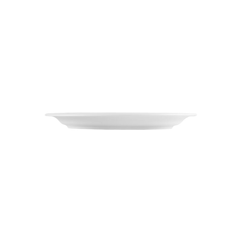 Porcelain X-tanbul 11.25" x 8" x h:1" Oval White Porcelain Platter