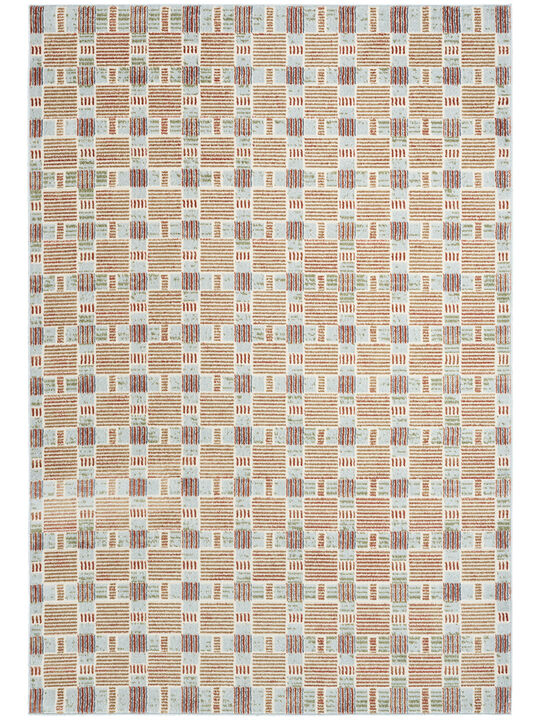 Nordic NRC14 Rust/Multicolor 4' x 6' Rug