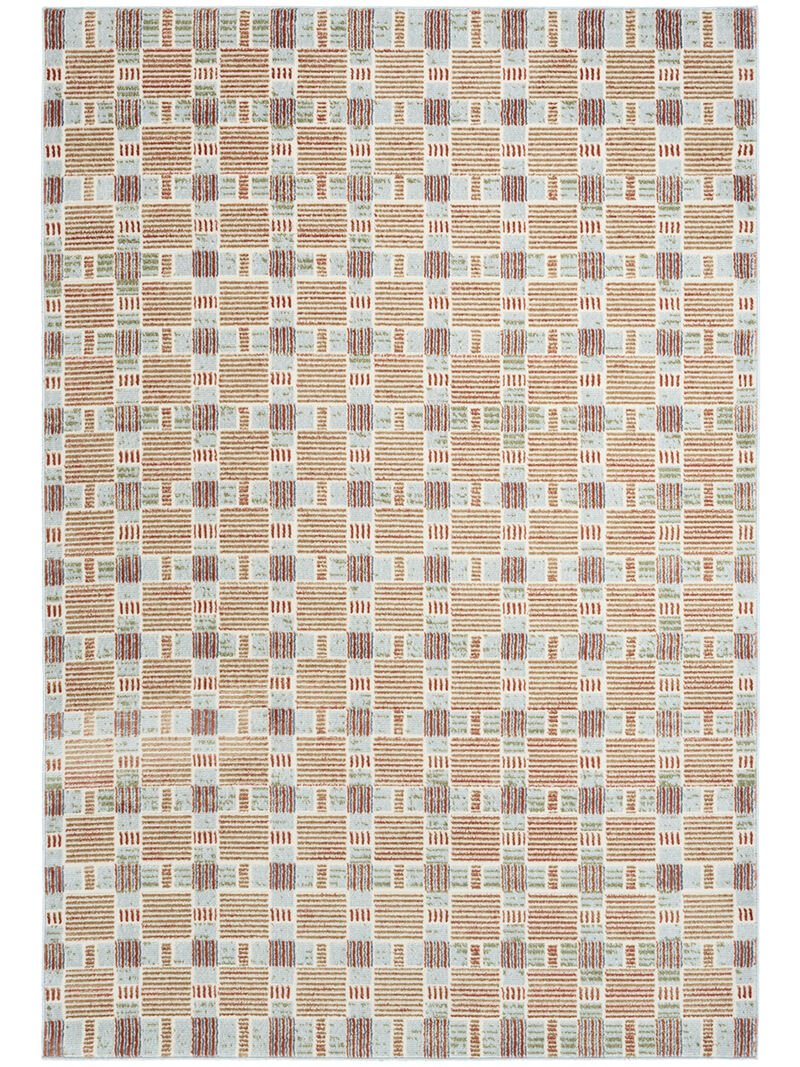 Nordic NRC14 Rust/Multicolor 4' x 6' Rug