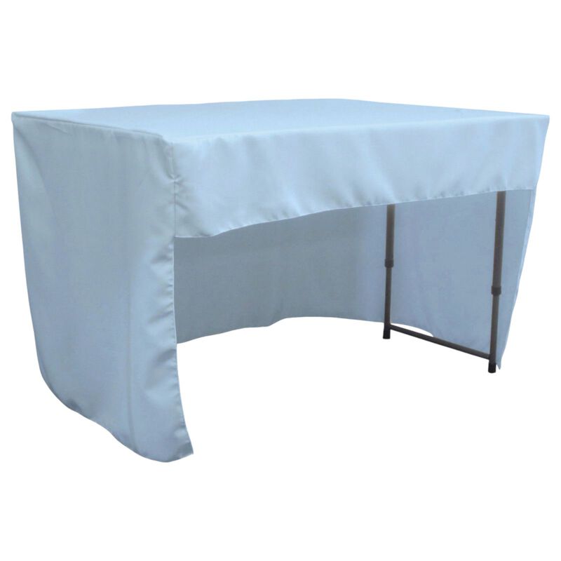 Polyester Poplin Open Back Tablecloth 48x30x30 Inch for Display Tables image number 0