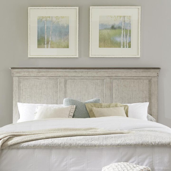 Liberty Furniture Queen Panel Headboard Farmhouse White
