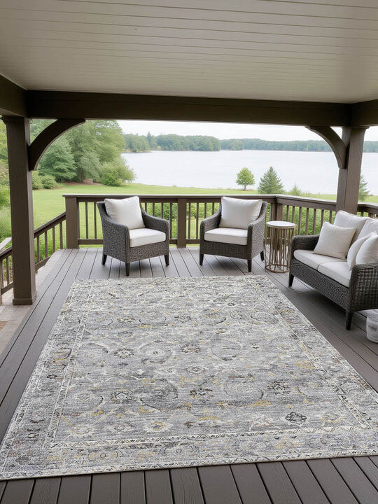 Jericho JC4 Silver 10' x 14' Rug