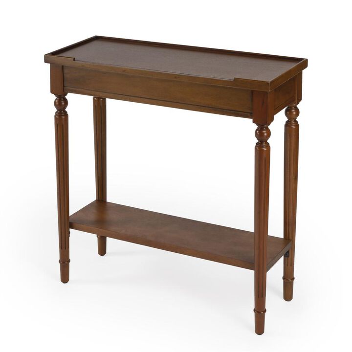 Butler Specialty Company Aubrey Console Table, Medium Brown