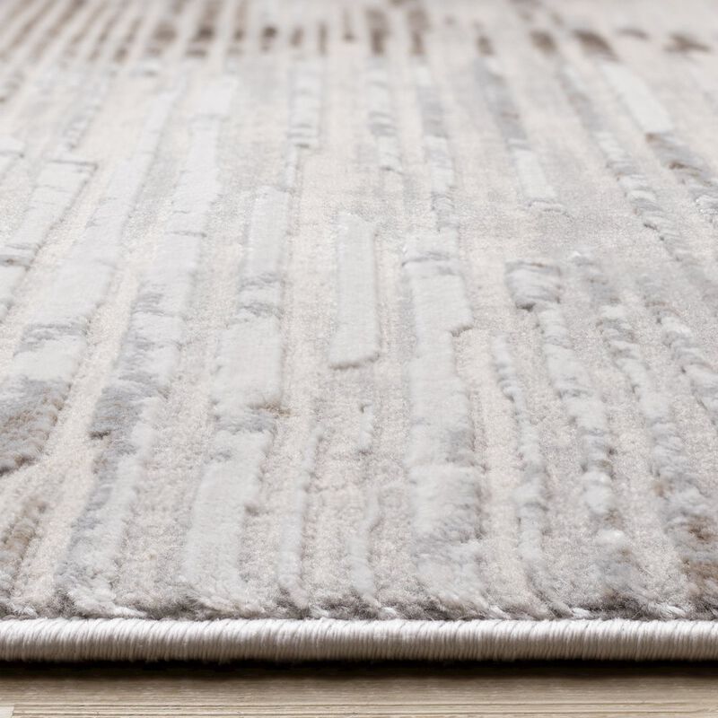 Novelle Home Layla Grey Brown Beige Abstract Rug, 5'3 x 7'7 image number 6