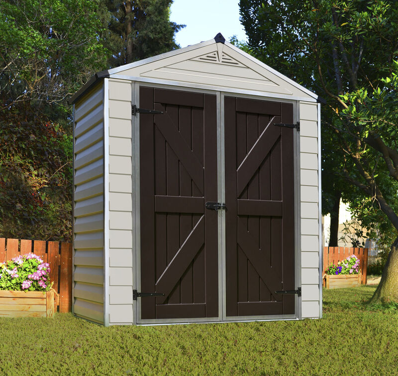 Palram - Canopia SkyLight 6' x 3' Shed - Tan