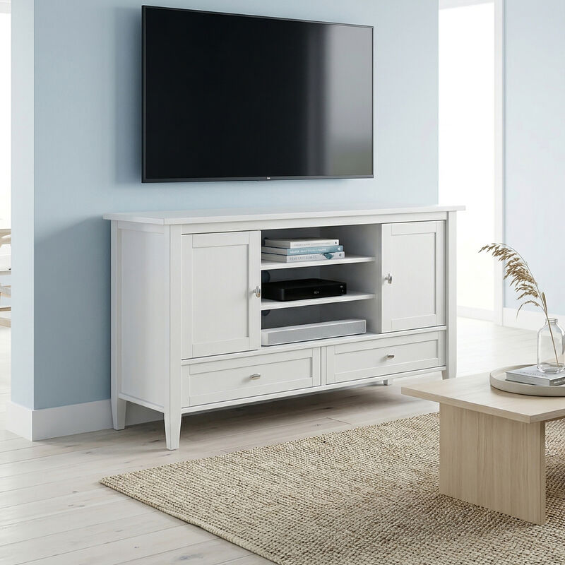 Simpli Home Warm Shaker TV Media Stand image number 1