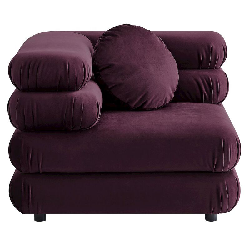Jubilee 5-Piece Modular Performance Velvet Sectional Sofa image number 4