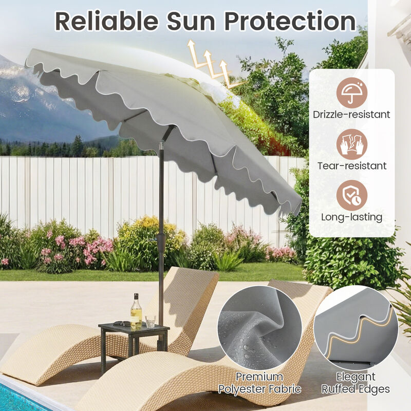 commercial patio tables with umbrella Amazon.com : BizChair Commercial Outdoor Dining Table with Umbrella Hole,  All Weather Poly Resin Top and Steel Base, 30" x 60", Brown/Black : Patio,  Lawn & Garden