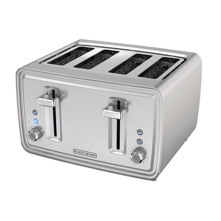 Black & Decker 4 Slice Toaster in Stainless Steel