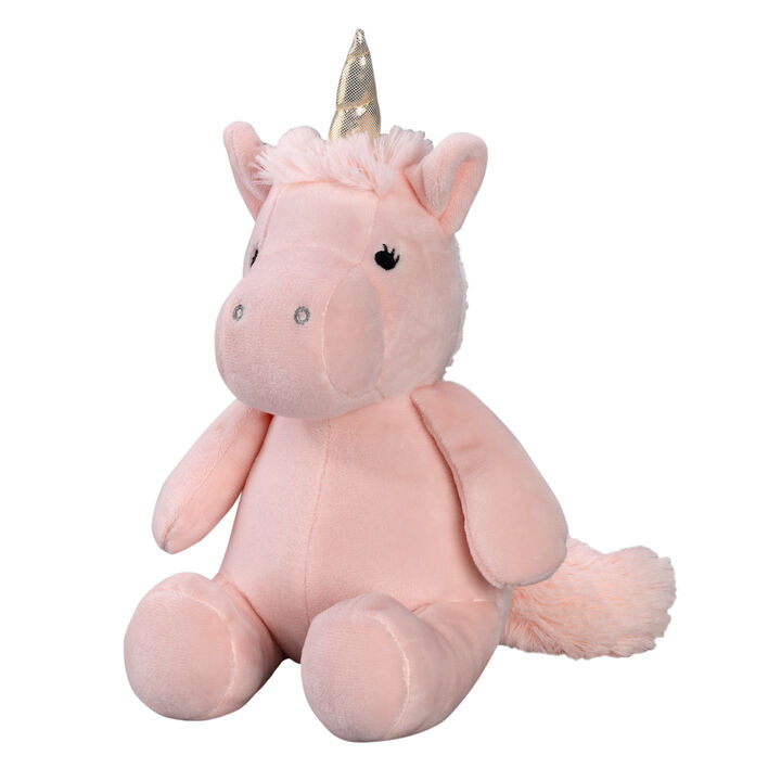 Bedtime Originals Rainbow Unicorn Pink/Gold Plush Unicorn Stuffed Animal - Pearl