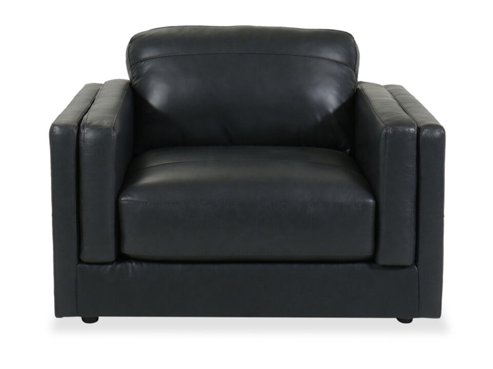 Amiata Oversized Leather Chair