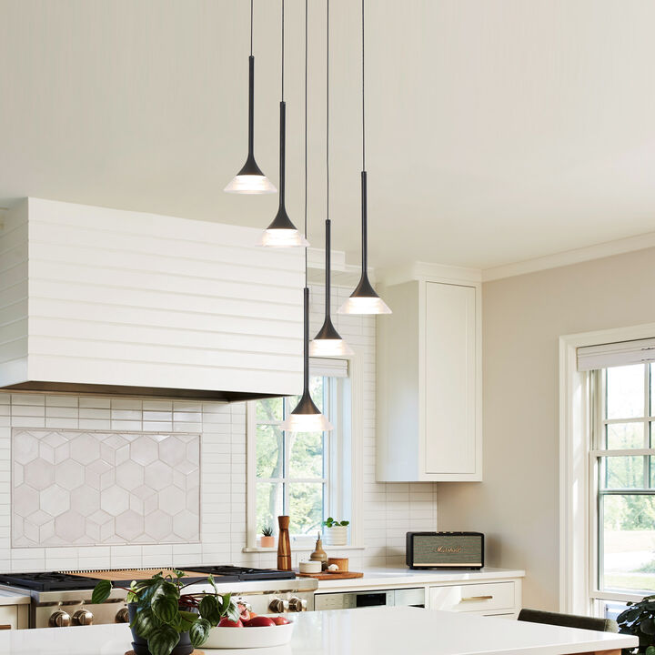 5 lights Cluster Chandelier Kitchen Island Pendant Stairs LED Dimmable