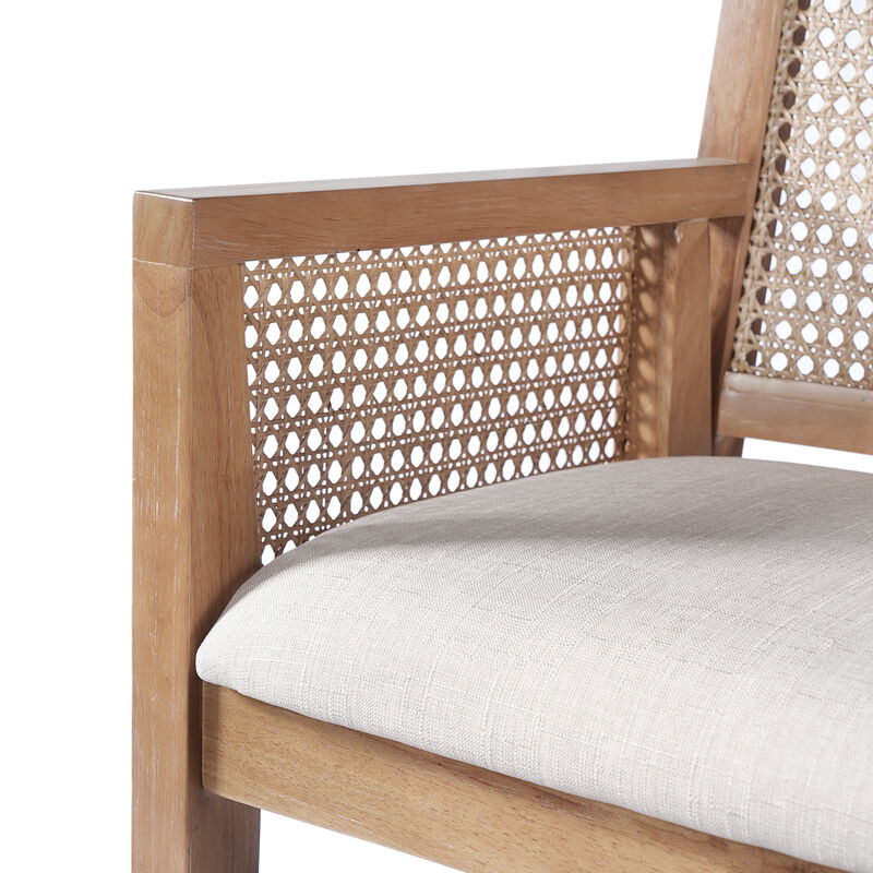 Merax French Country Rattan Bar Stool Set