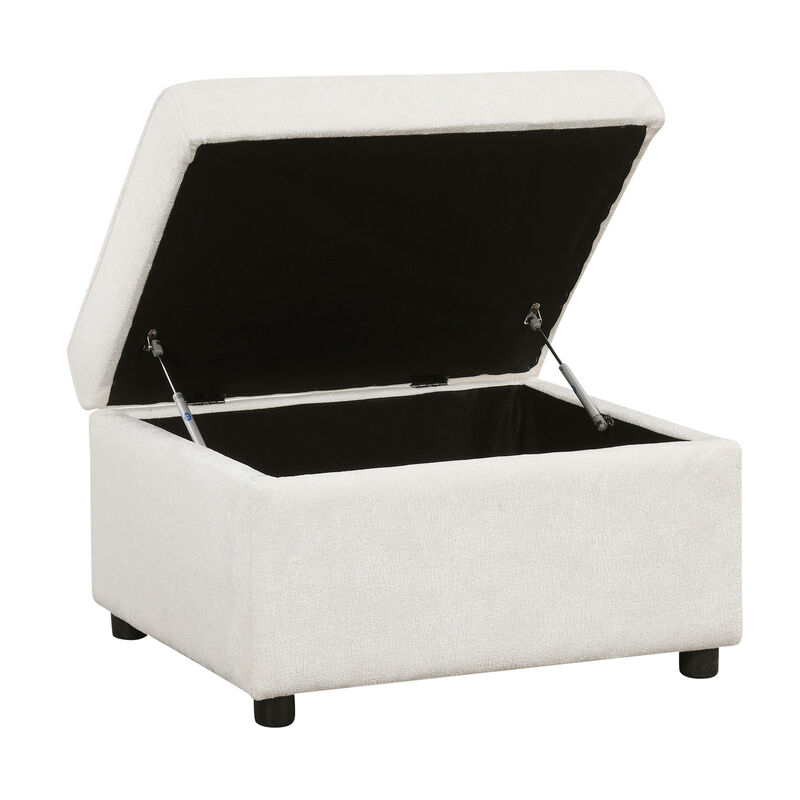 Merax Chenille Sectional Sofa Sleeper with Ottoman