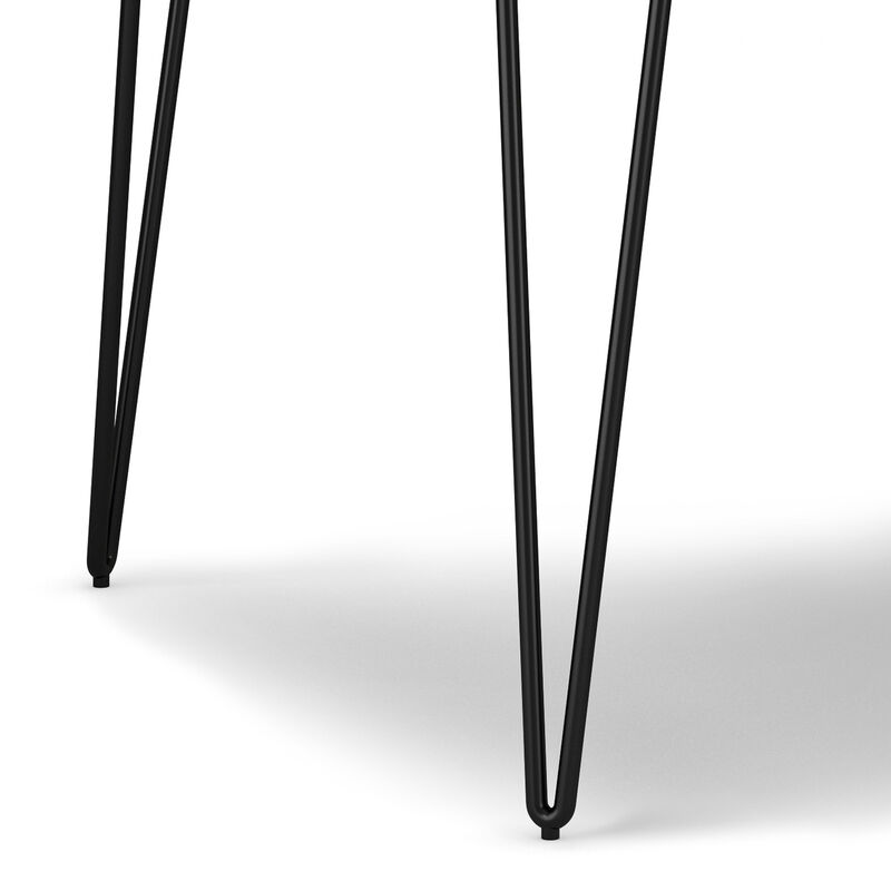 Hunter SOLID MANGO WOOD and Metal 42 inch x 42 inch Square Industrial Dining Table in Natural