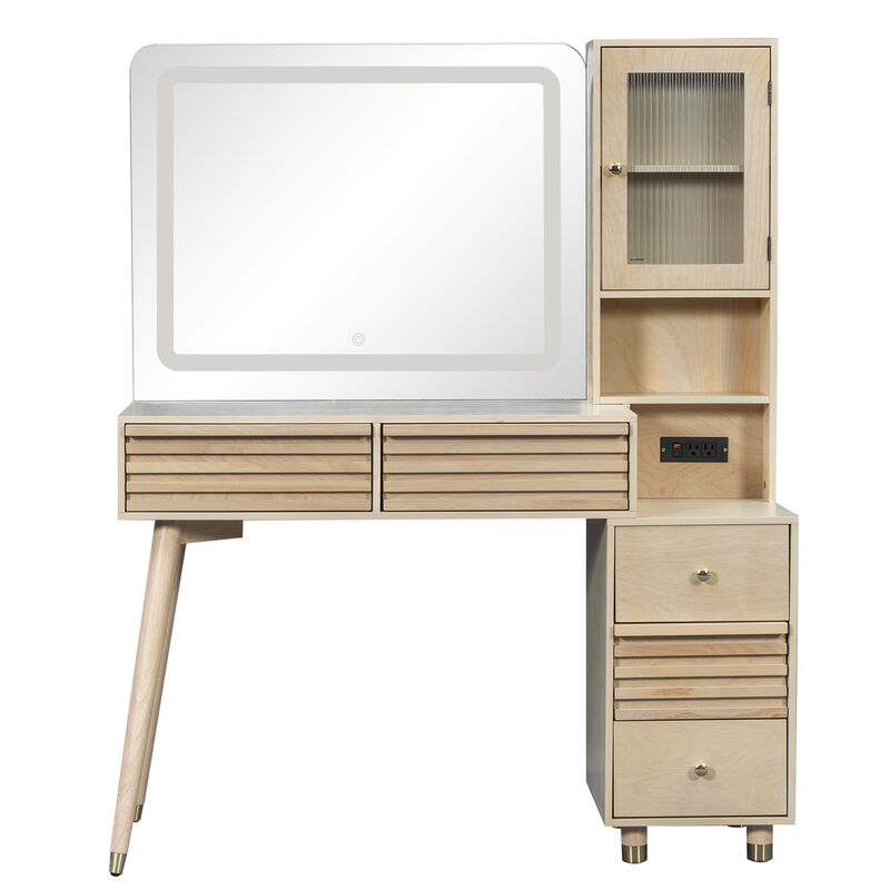 Kelhak 45.9'' Makeup Vanity Desk image number 0