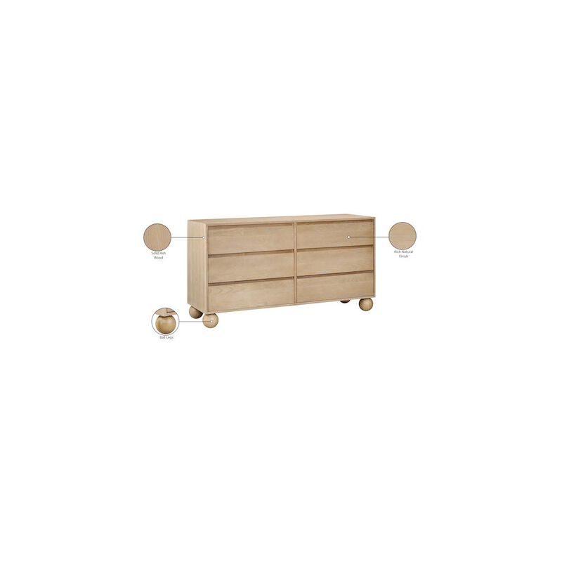 Meridian Furniture Kent Natural Dresser