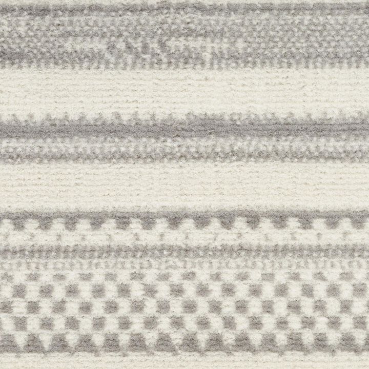 HomeRoots Striped Distressed Runner Rug