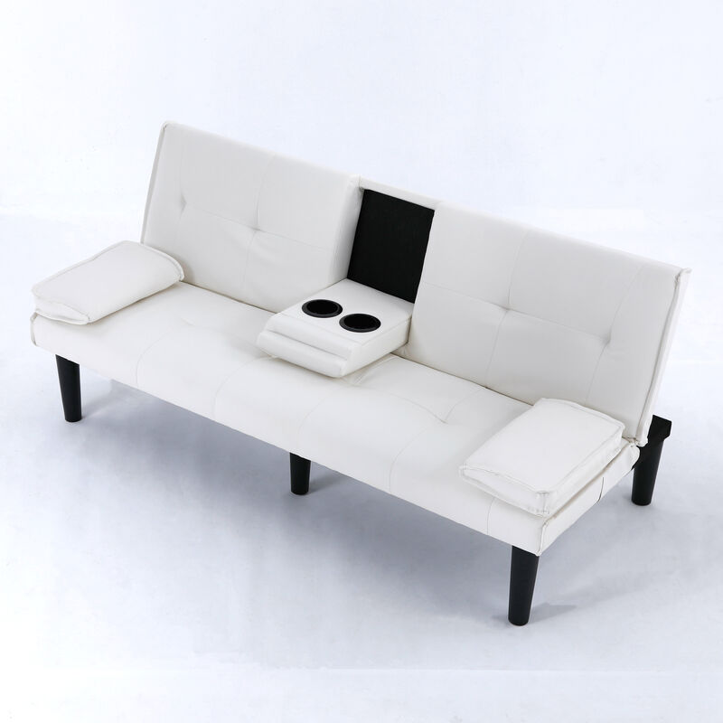Malwin PVC multi-functional sofa bed image number 3