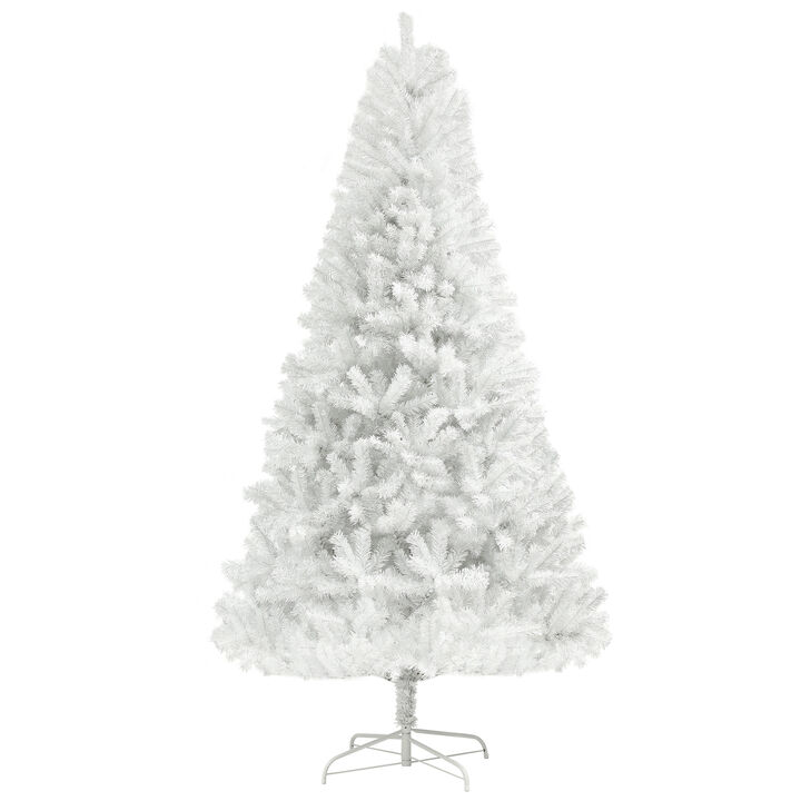 BreeBe 6 ft Artificial Christmas Tree Full Shape with 1000 Tips