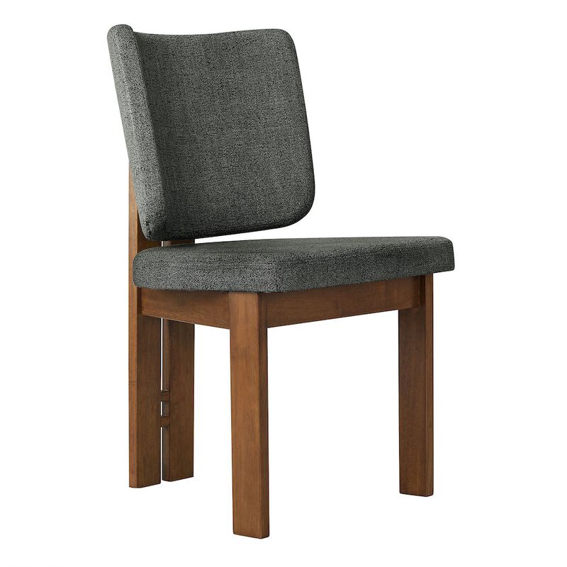 Alba Armless Upholstered Dining Chairs Set Of 2 image number 3