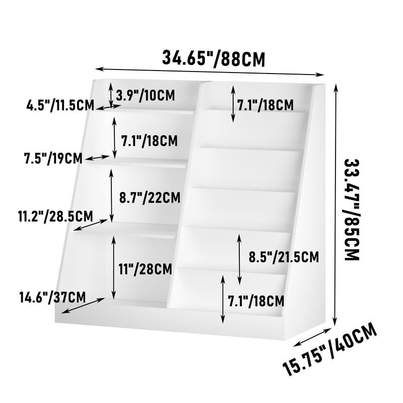 Lizud Wooden Kids Book Shelf image number 6