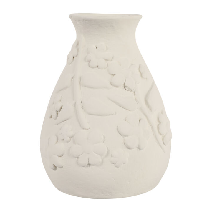Paper Mache Floral Vase