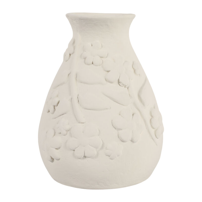 Paper Mache Floral Vase image number 0