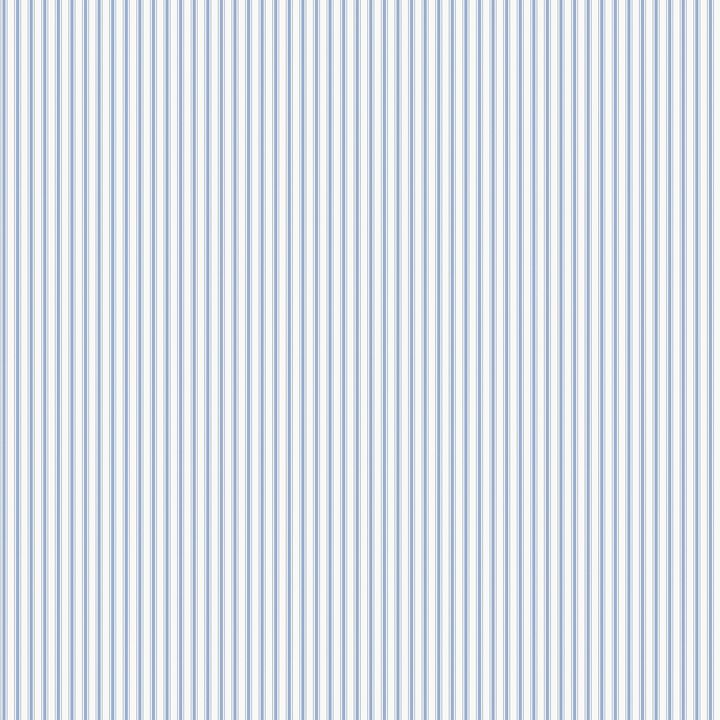 Miniatures 2 Ticking Stripe Blue Wallpaper G67927