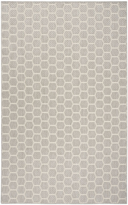 HomeRoots Geometric Indoor Outdoor Area Rug