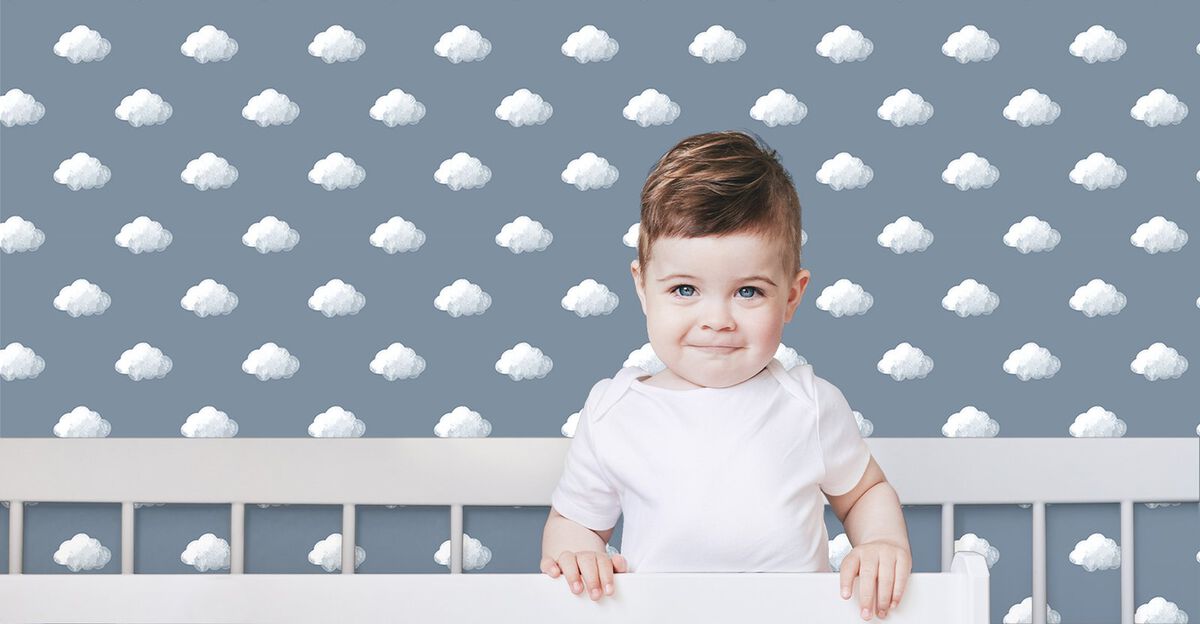 Little Explorers 2 Motif Blue Wallpaper 14833