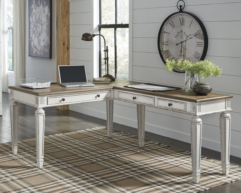 Realyn 2-Piece Home Office Desk image number 1