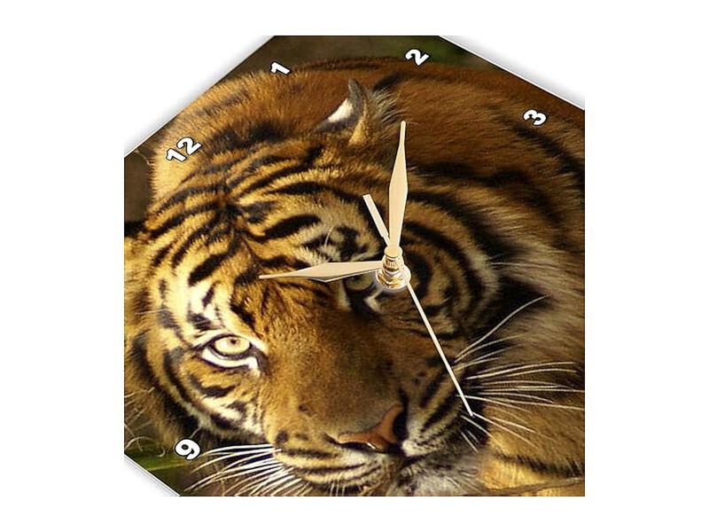 Bengal Tiger Wall Clock 15 Inch Home Decor image number 3