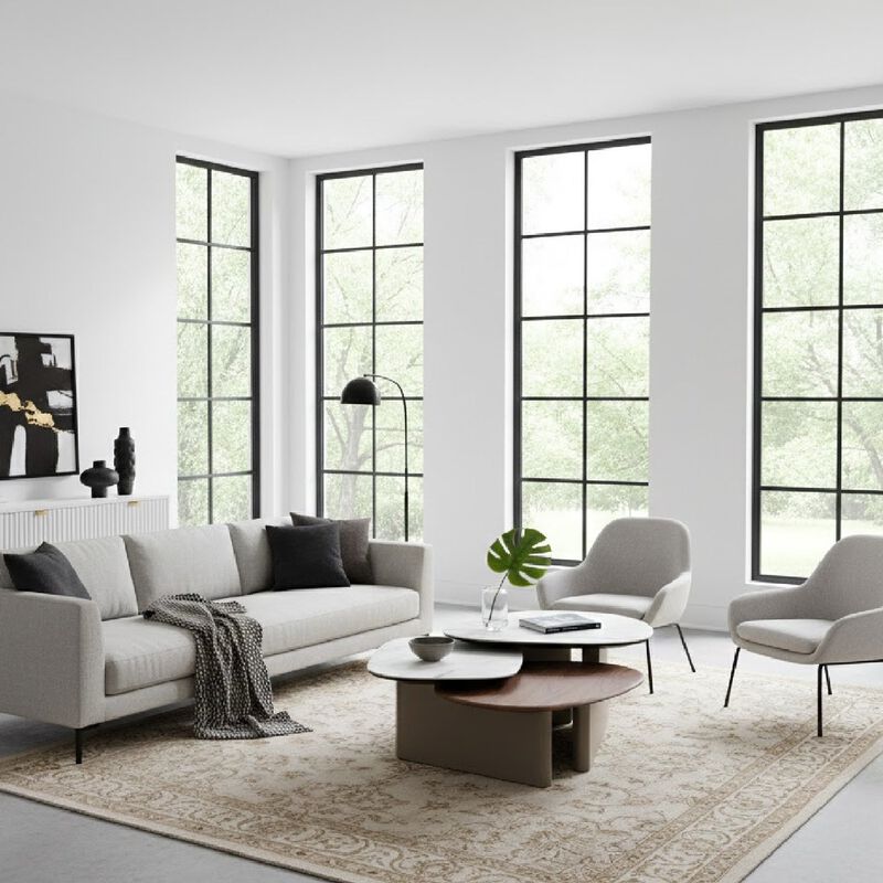 Triple Top Coffee Table | OROA Modern Robson image number 1