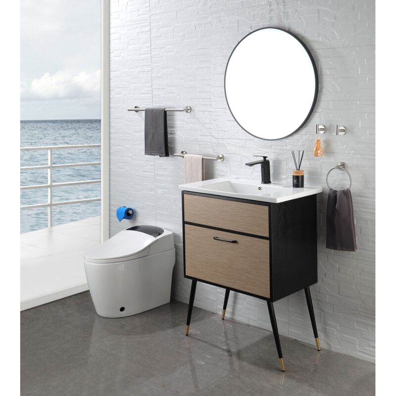 Zeblex Stainless Steel Bathroom Hardware Set image number 1