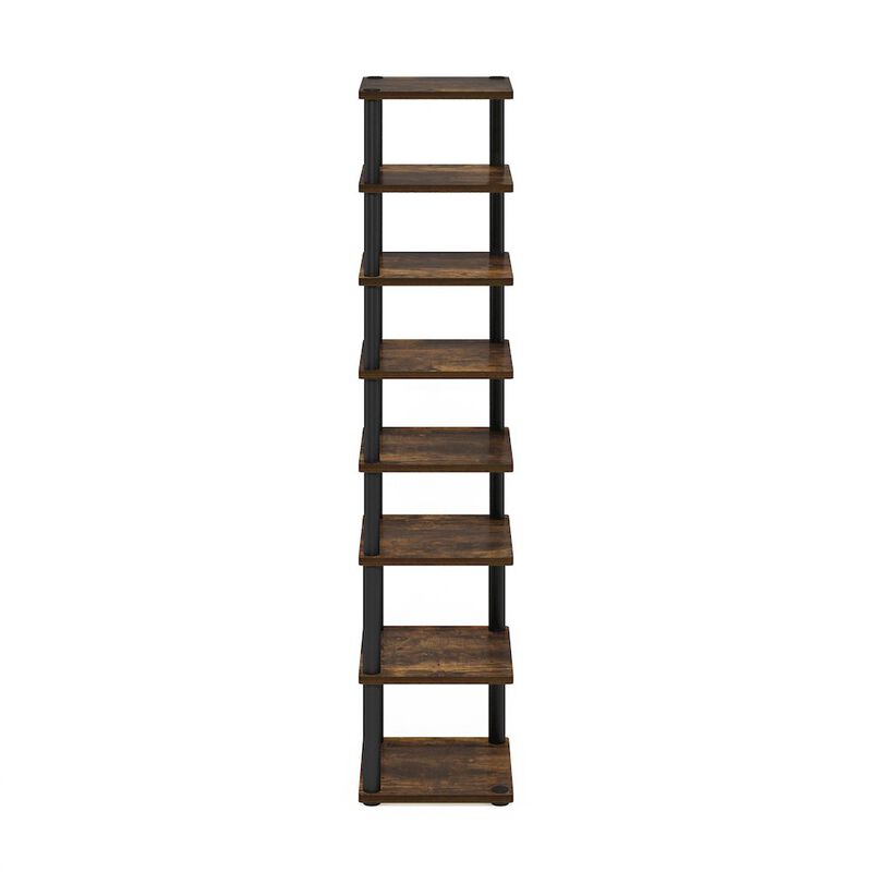 8-Tier Vertical Space Saving Free Standing Shoe Tower, Shoe Rack