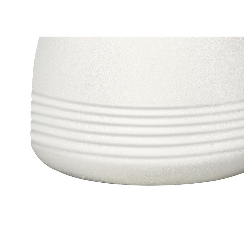 Monarch Specialties I 9741 - Lighting, 17"H, Table Lamp, Cream Ceramic, Ivory / Cream Shade, Modern