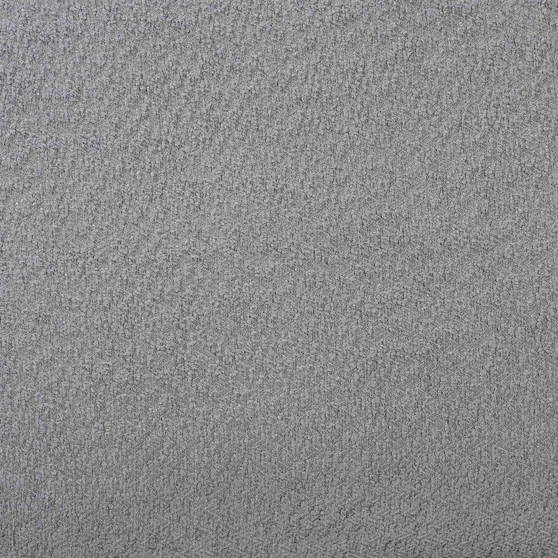 Baxton Studio Uriel Mid-Century Modern Grey Boucle Fabric Sofa