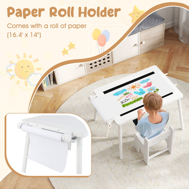 Children&rsquo;s Sensory Table Set with Foldable Storage &ndash; Educational Toy Table for Ages 2&ndash;8