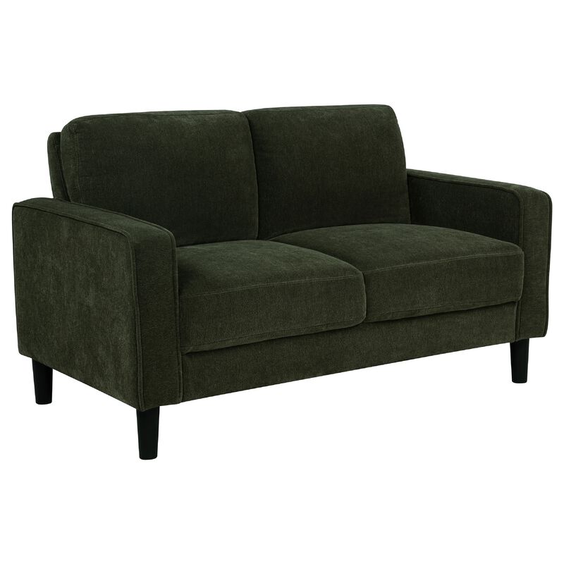 Rumi Loveseat, Track Arms w Piping, Foam Fill Upholstery image number 2