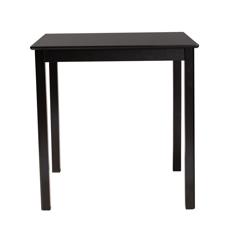 Baxton Studio Lenoir Modern Espresso Brown Finished Wood Counter Height Pub Table