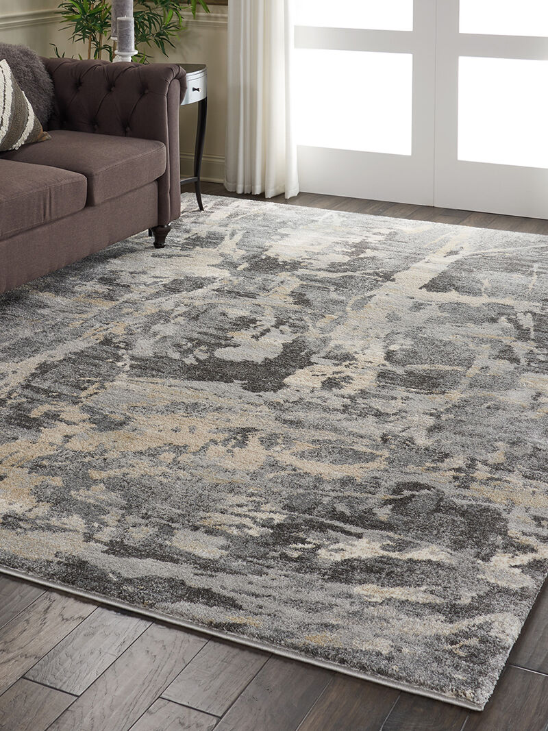Fusion FSS10 Gray 7'10" x 10'6" Rug