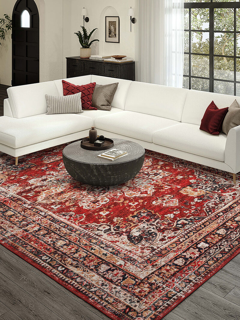 Jericho JC6 Garnet 9' x 12' Rug