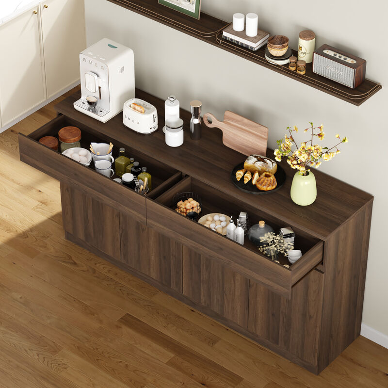 Wipbex 63.1" Sideboard Buffet Cabinet image number 7