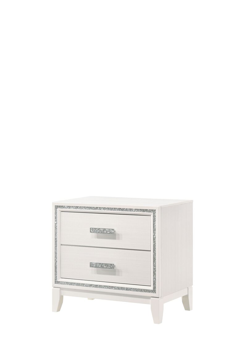 ACME Haiden Nightstand, White Finish